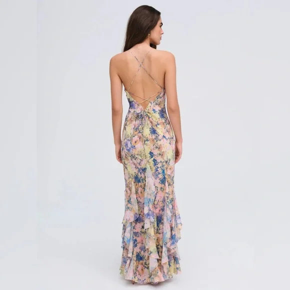 black formal maxi dress with sleeves Trumpet gown with detachable sleeve